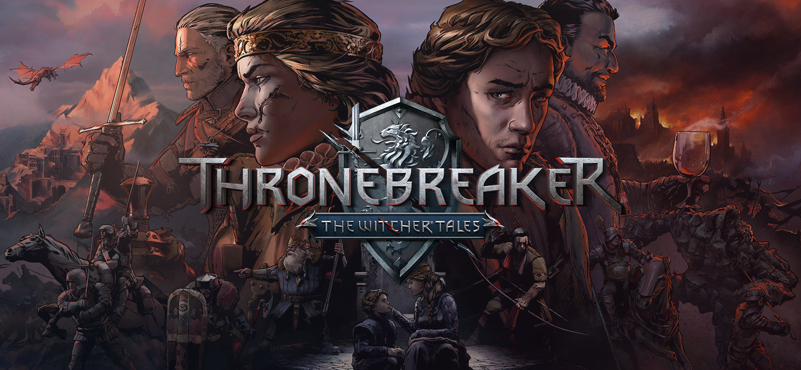 Witcher tales thronebreaker щит из чешуи виверны