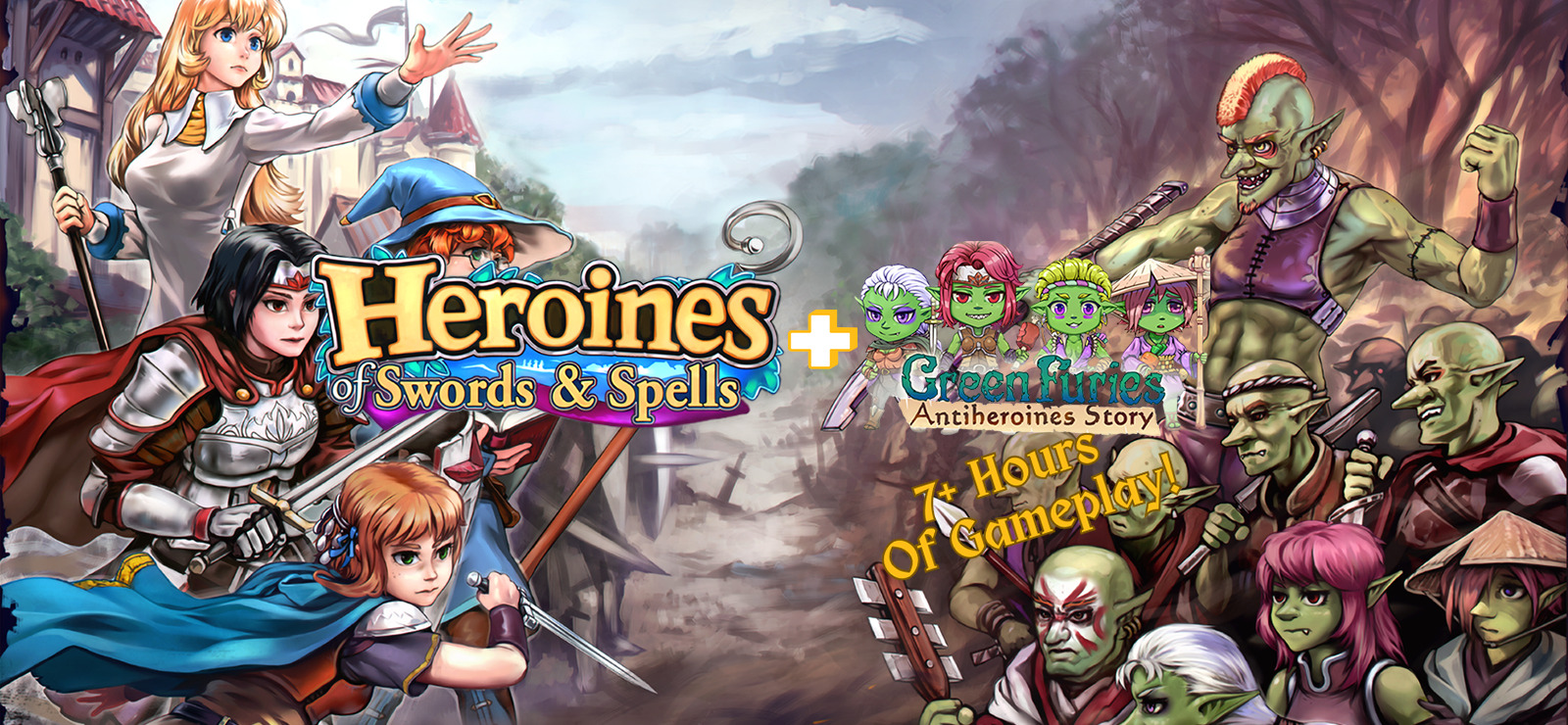 free Heroines of Swords & Spells + Green Furies DLC