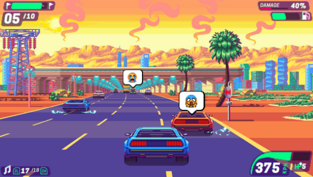 80's Overdrive Free Download gameplay