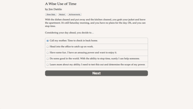 A Wise Use of Time Free Download gameplay