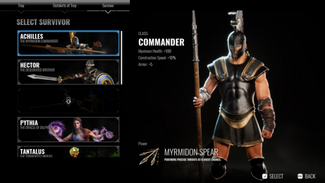 Achilles: Survivor Free Download gameplay