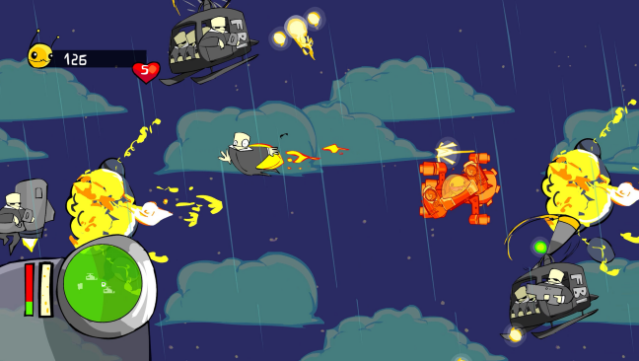Alien Hominid HD Gameplay Screenshot