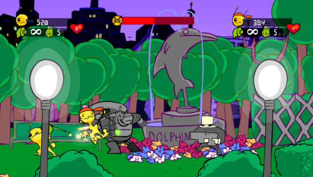 Alien Hominid HD PC Screenshot