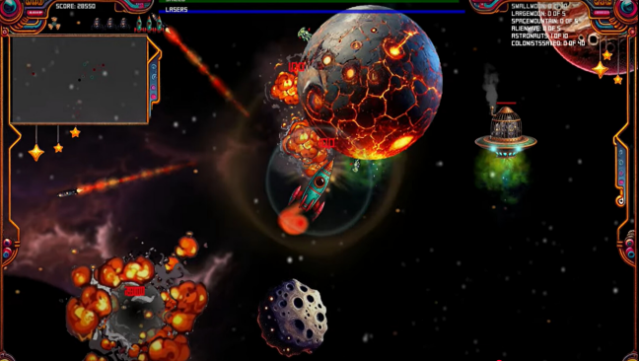 Asteroids and Aliens Free Download gameplay