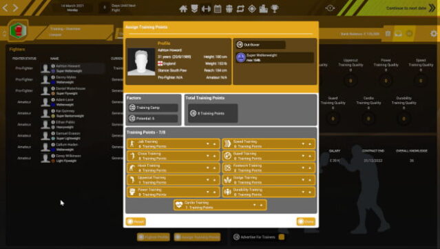 Boxing Club Manager Free Download gameplay