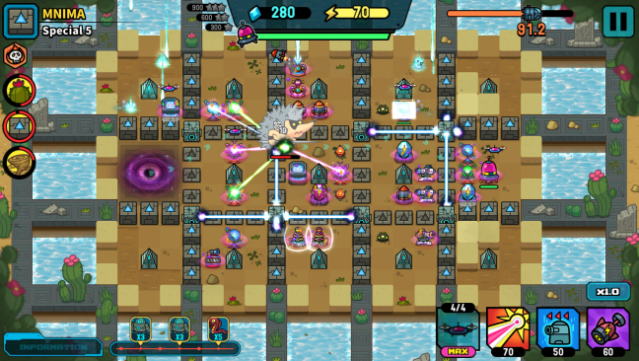 Broken Universe - Tower Defense Free Download gameplay