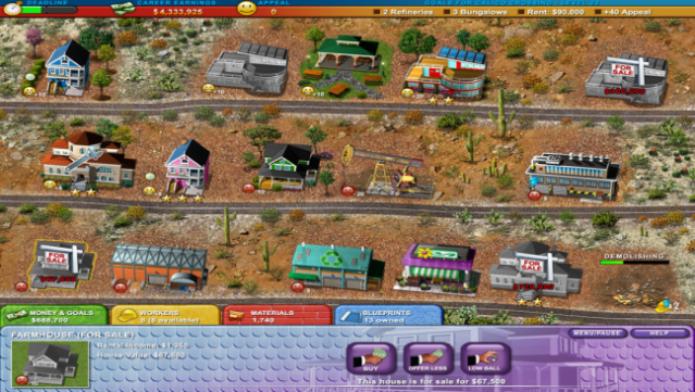 Build-a-Lot : Town of the Year Gameplay Screenshot