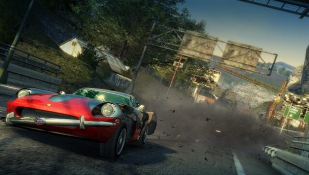Burnout Paradise: The Ultimate Box Gameplay Screenshot