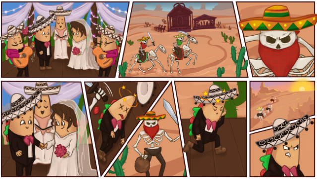 Carlos the Taco Gameplay Screenshot