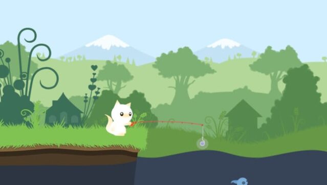 Cat Goes Fishing PC Screenshot