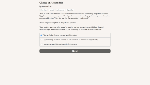 Choice Of Alexandria Free Download gameplay
