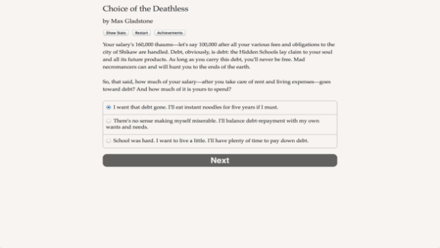 Choice of the Deathless Free Download gameplay