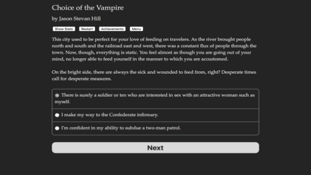 Choice of the Vampire Free Download gameplay