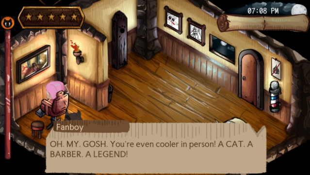 Count Meowcula's Barbershop Free Download gameplay