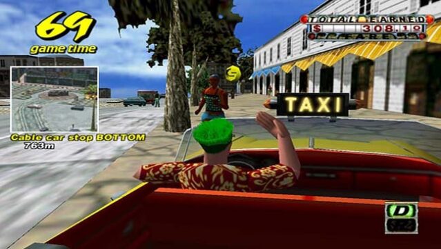Crazy Taxi Free Download gameplay