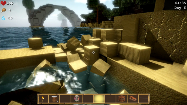 Cube Life: Island Survival Free Download gameplay