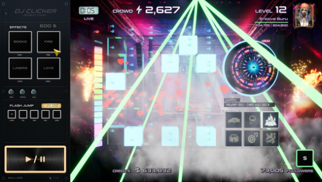 DJ Clicker – World Tour Gameplay Screenshot