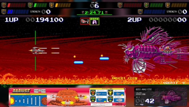Darius Cozmic Collection Arcade Free Download gameplay