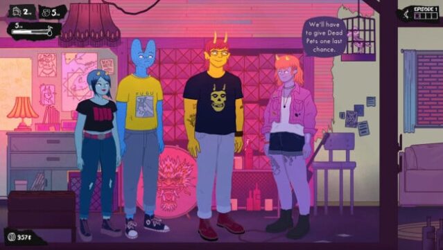 Dead Pets: A Punk Rock Slice of Life Sim Free Download