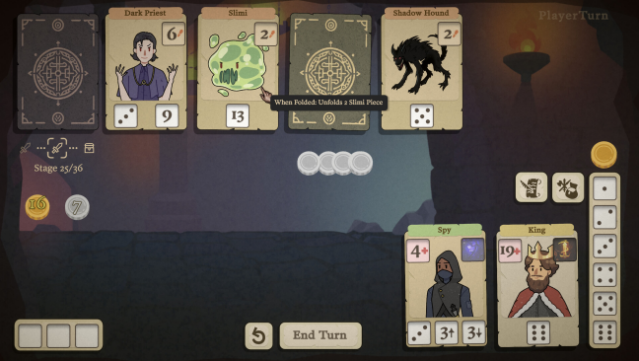 Dice & Fold Gameplay Screenshot