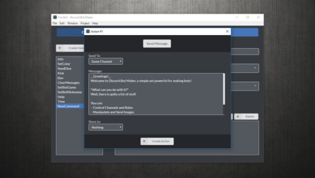 Discord Bot Maker Gameplay Screenshot