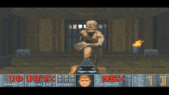 Doom II Gameplay Screenshot