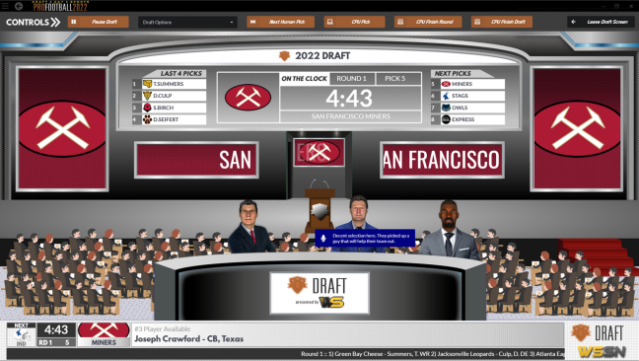Draft Day Sports: Pro Football 2022 Free Download