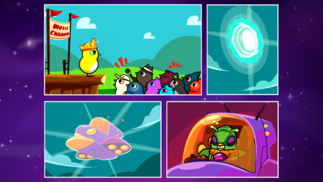 Duck Life: Space Free Download gameplay
