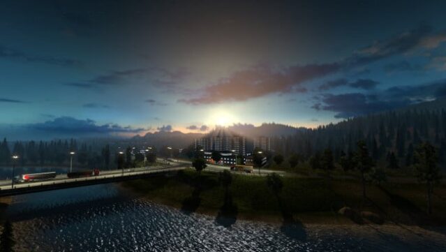 Euro Truck Simulator Gameplay Screenshot