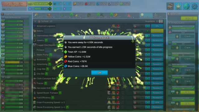 Factory Town Idle Free Download gameplay