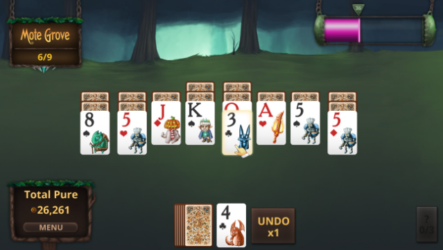 Faerie Solitaire Remastered Gameplay Screenshot