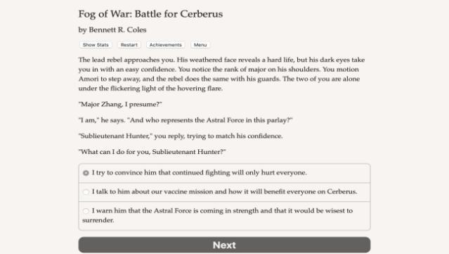 Fog Of War: The Battle For Cerberus Free Download gameplay