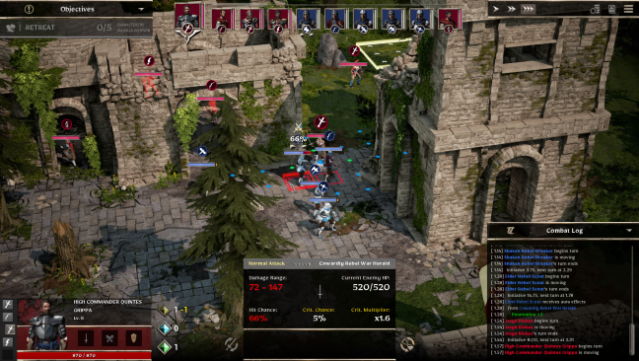 Forged of Blood Gameplay Screenshot