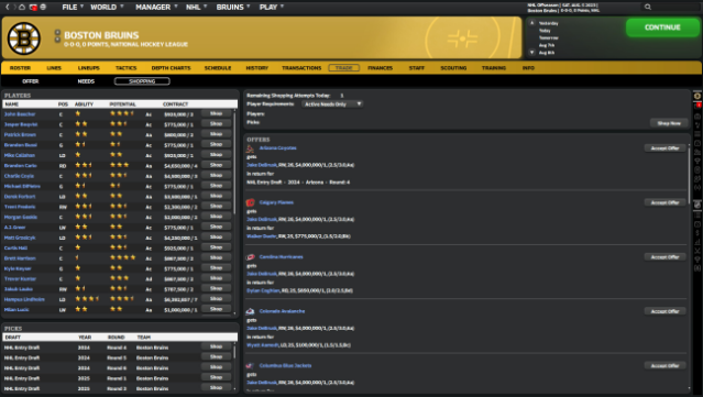 Franchise Hockey Manager 10 Free Download gameplay