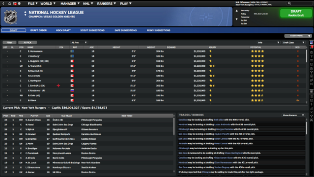 Franchise Hockey Manager 12 Free Download gameplay