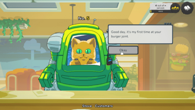 Galaxy Burger Free Download gameplay