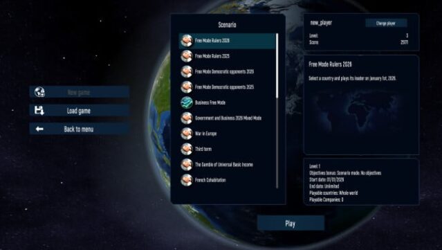 Geo-Political Simulator 2026 Edition Free Download gameplay