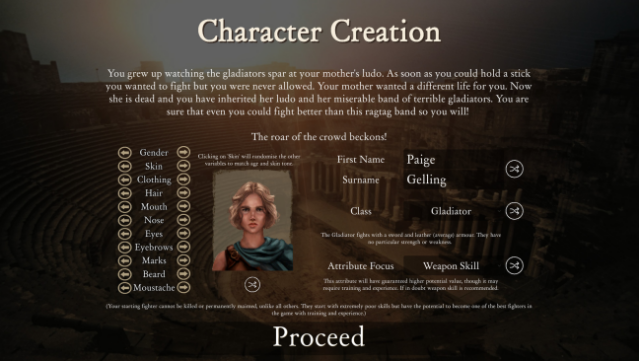 Gladiator Manager Free Download gameplay