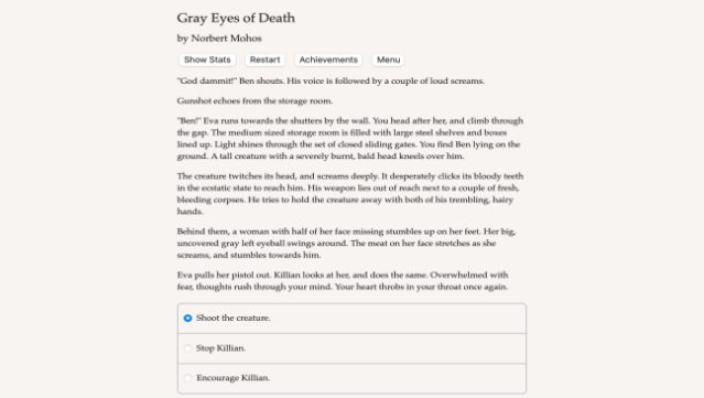 Grey Eyes Of Death Free Download gameplay