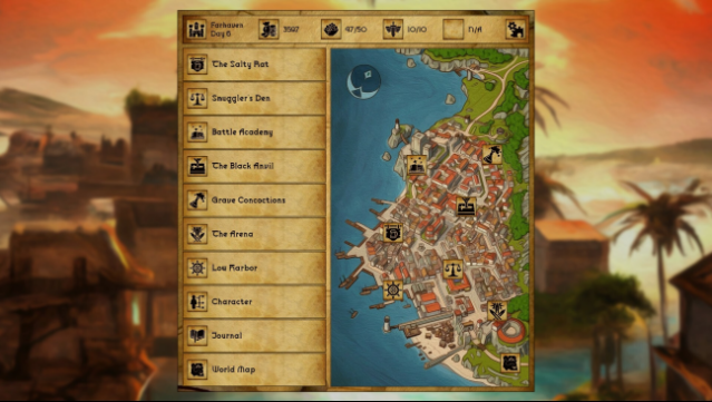 Grim Tides - Old School RPG Free Download gameplay