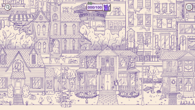 Hidden Cats in Spooky Town Gameplay Screenshot