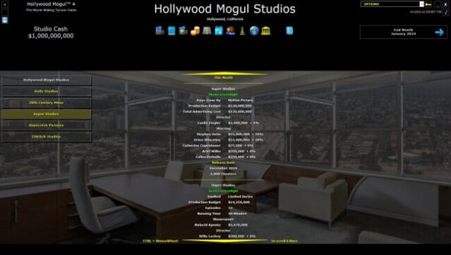 Hollywood Mogul 4 Free Download gameplay
