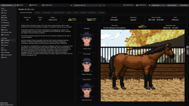 Horse Racing Manager Free Download gameplay