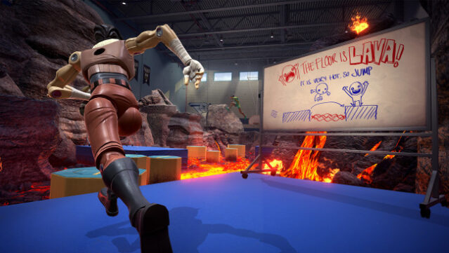 Hot Lava Gameplay Screenshot