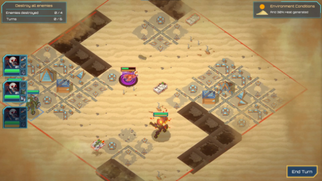 Ignited Steel: Mech Tactics Free Download gameplay