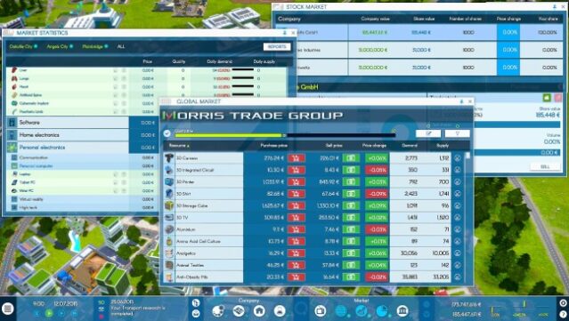 Industry Manager: Future Technologies PC Screenshot