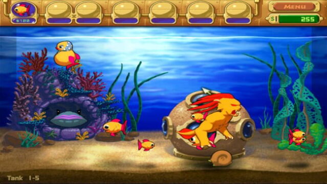 Insaniquarium Deluxe PC Screenshot