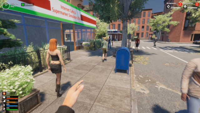 Internet Cafe & Supermarket Simulator PC Screenshot