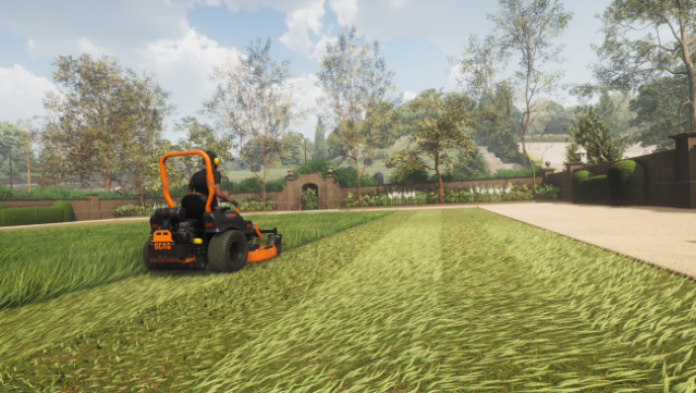 Lawn Mowing Simulator Free Download gameplay