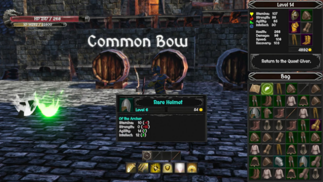Legends of Dionysos Gameplay Screenshot